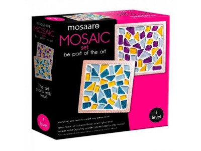 Набір для скляної мозаїки "Підставки для чашок" MA1002 квадратні