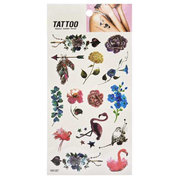 Тимчасове татуювання "Тропики Tattoo" 1020-HM1287 Тимчасове татуювання "Тропики Tattoo" 1020-HM1287
