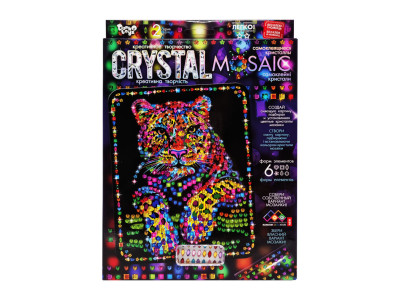 Креативна творчість "Crystal mosaic Леопард" CRM-02-03 6 форм елементів Креативна творчість "Crystal mosaic Леопард" CRM-02-03 6 форм елементів
