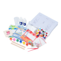 Набір для створення фігурки-антистресу "Лабубу" NJ-12 6 молдів 18 предметів