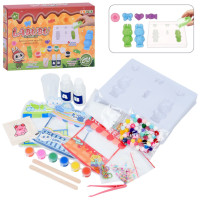 Набір для створення фігурки-антистресу "Лабубу" NJ-12 6 молдів 18 предметів