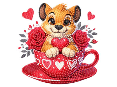 Алмазна мозаїка "Тигреня" ZAV1818-10 18х18 см Алмазна мозаїка "Тигреня" ZAV1818-10 18х18 см