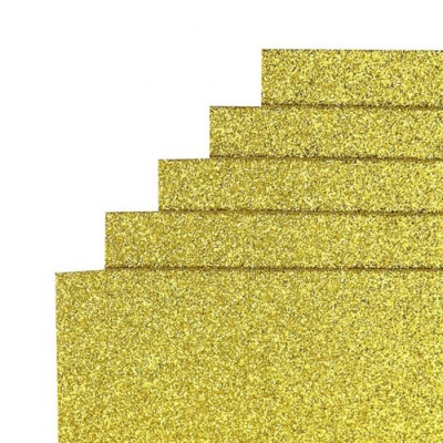 Фоаміран для творчості А4 17GLA4-039 жовтий 17х01 мм