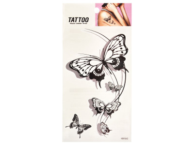 Тимчасове татуювання "Пять метеликів Tattoo" 1020-HM1643