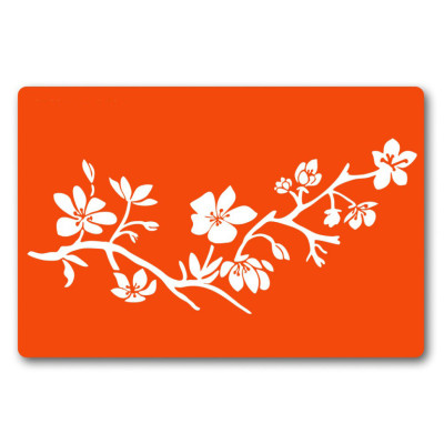 Трафарет для біо-тату Квіти fx094-24*34см розмір 24х34 см