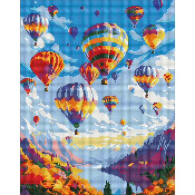 Алмазна мозаїка без підрамника "Магічний політ" AMC20143 40х50 см