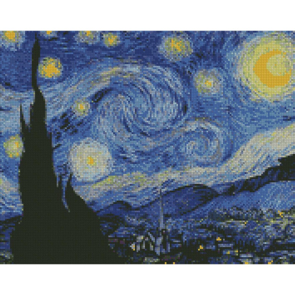 Алмазна мозаїка "Вінсент Ван Гог" Ідейка AMO7007 40х50 см Алмазна мозаїка "Вінсент Ван Гог" Ідейка AMO7007 40х50 см