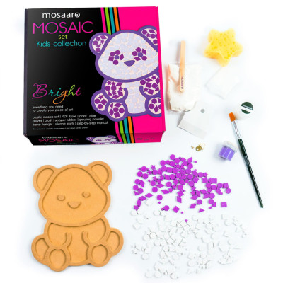 Дитячий набір для творчості пластикова мозаїка "Панда" MA7012 Дитячий набір для творчості пластикова мозаїка "Панда" MA7012