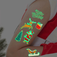 Набір тимчасових тату "Різдво №2" kids-tatto-set10-2-christmass що світяться 12 х 7 см Набір тимчасових тату "Різдво №2" kids-tatto-set10-2-christmass що світяться 12 х 7 см