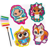 Набір для творчості "Sand Art Веселі друзі" VT4501-01 5 флаконів з піском