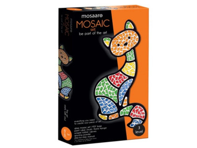 Набір для скляної мозаїки "Кіт" MA3002 кришталеве скло Набір для скляної мозаїки "Кіт" MA3002 кришталеве скло