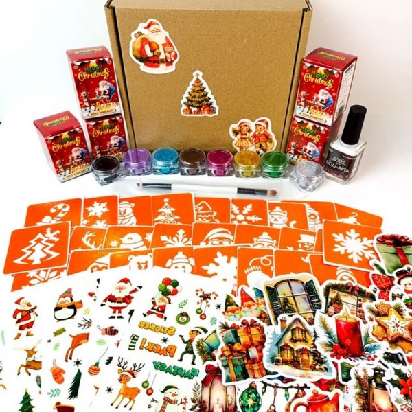 Подарунковий набір "Різдвяне диво: Чарівний Подарунок" gift-box-christmass-5kids