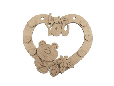 Заготовка для декорування "Love you-3" FDPO-133