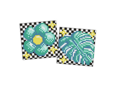 Алмазна мозаїка "LOL Surprise! Квітка і листок" AMS1178 на самоклеючій основі 9х9 см