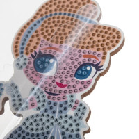 Набір для творчості зі стразами "Попелюшка" Crystal Art CAFGR-DNY004 на підставці