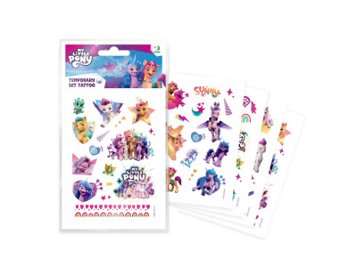Набір дитячих тимчасових татуювань "My Little Pony" 200437 4 аркуші