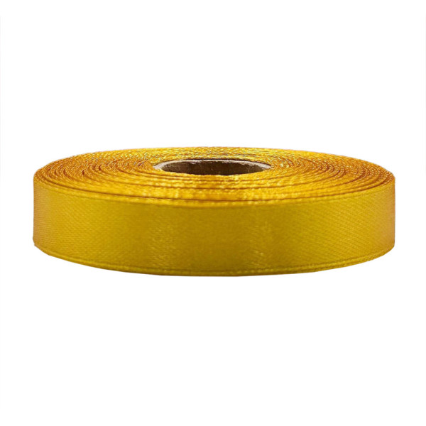 Атласна стрічка для рукоділля АБ-607 12см x 23 м Золотий