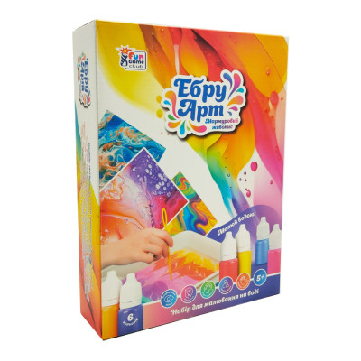 Дитячий набір для творчості в техниці Ебру 62742 6 пігментів Дитячий набір для творчості в техниці Ебру 62742 6 пігментів
