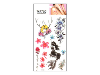 Тимчасове татуювання "Русалка - Олень Tattoo" 1020-HM1693