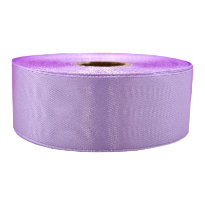 Атласна стрічка для рукоділля АБ-320 25 см x 23 м бузок