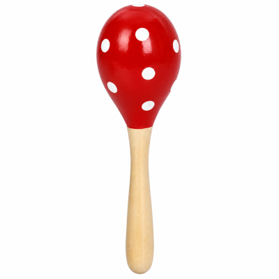 Деревяна дитяча іграшка "Маракас" MD 0029(Red) 20х6х6 см Деревяна дитяча іграшка "Маракас" MD 0029(Red) 20х6х6 см