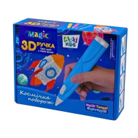 Набір для творчості 3D ручка AK 0011(Violet) 17 см 9 трафаретів Набір для творчості 3D ручка AK 0011(Violet) 17 см 9 трафаретів
