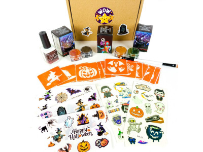 Набір для біо-тату "Wow Box Хелловін для 3 дітей" wow-box-halloween-3