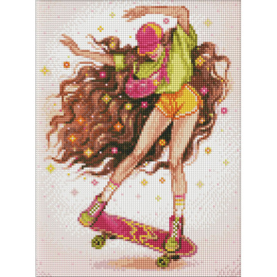 Алмазна мозаїка "Тримай баланс" AMO7690 з АВ стразами 30х40см