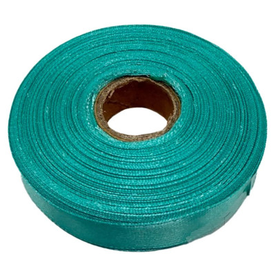 Атласна стрічка для рукоділля Bambi АБ-619 12 см х 23 м смарагдовий