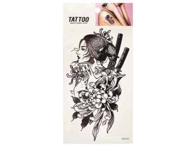Тимчасове татуювання "Дівчина зі змією Tattoo" 1020-HM1443 Тимчасове татуювання "Дівчина зі змією Tattoo" 1020-HM1443