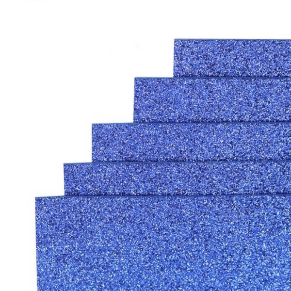 Фоаміран для творчості А4 17GLA4-022 темно-синій 17х01 мм