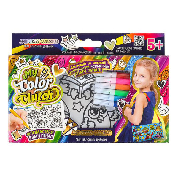 Набір для творчості "My Color Clutch" CCL-02-01U...06U з фломастерами Вид 2 Набір для творчості "My Color Clutch" CCL-02-01U...06U з фломастерами Вид 2