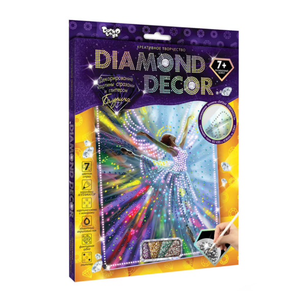 Набір креативної творчості Балерина DD-01-02 "DIAMOND DECOR" Набір креативної творчості Балерина DD-01-02 "DIAMOND DECOR"