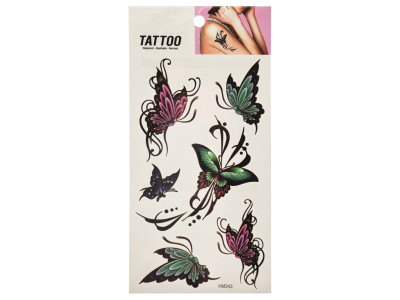 Тимчасове татуювання "Метелики Tattoo" 1020-HM343
