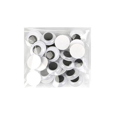 Творчий набір для аплікацій "Очі" ЕД-523 20 мм 10 грам 37 штук