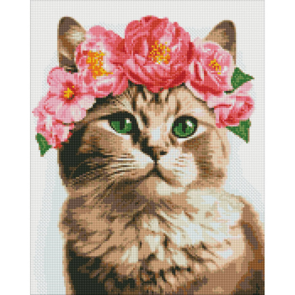 Алмазна мозаїка "Витончена кішечка" ©art_selena_ua AMO7664 40х50 см Алмазна мозаїка "Витончена кішечка" ©art_selena_ua AMO7664 40х50 см