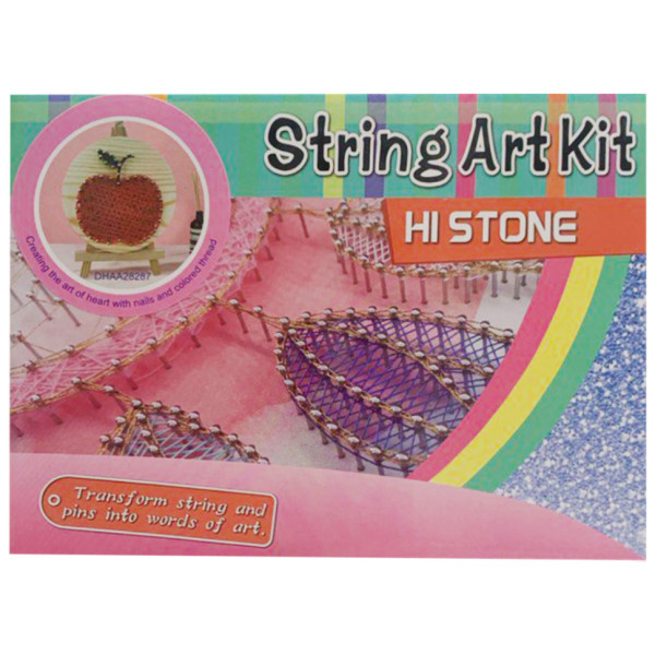 Дитячий набір для творчості стрінг-арт "Яблуко" YG0115(28287) деревяна основа