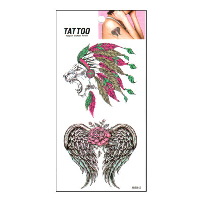 Тимчасове татуювання "Лев - Крила Tattoo" 1020-HM1642 Тимчасове татуювання "Лев - Крила Tattoo" 1020-HM1642