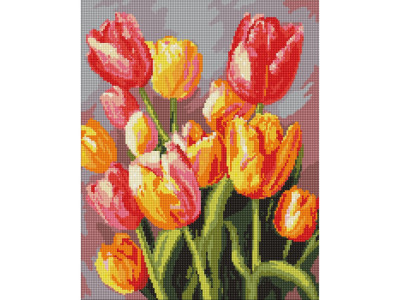 Алмазна мозаїка "Весняний букет" ©art_selena_ua AMO7983 40х50 см