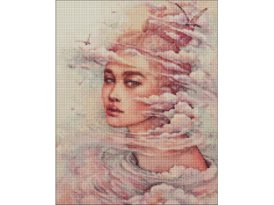 Алмазна мозаїка "Мрійливі думки" Ідейка AMO7266 40х50 см