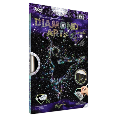 Комплект креативної творчості "DIAMOND ART" DAR-01 10 видів Балерина
