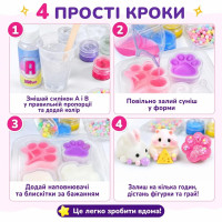 Набір для виготовлення сквишів антистресів "Хомяк Кролик Лапка" SL-002