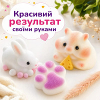 Набір для виготовлення сквишів антистресів "Хомяк Кролик Лапка" SL-002