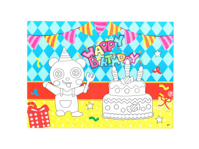 Дитячий набір для творчості "Happy Birthday" MK 5935-20 на клейовій основі