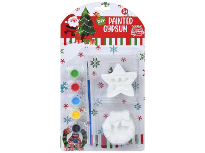 Дитячий набір для розпису гіпсових фігурок "Різдвяний декор" 1208-3