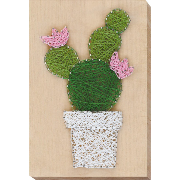 Набір стринг-арт "Кактус" ABC-002 дерев'яна основа Набір стринг-арт "Кактус" ABC-002 дерев'яна основа