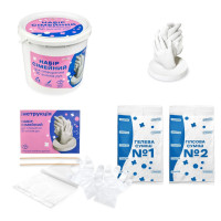 Набір для творчості створення 3D зліпків рук 30913 гіпс Набір для творчості створення 3D зліпків рук 30913 гіпс