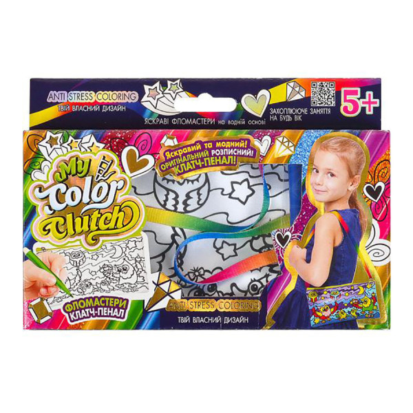 Набір для творчості "My Color Clutch" CCL-02-01U...06U з фломастерами Вид 3 Набір для творчості "My Color Clutch" CCL-02-01U...06U з фломастерами Вид 3