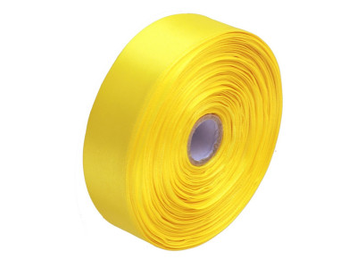 Атласна стрічка для рукоділля АБ-304 25 см x 23 м Жовтий