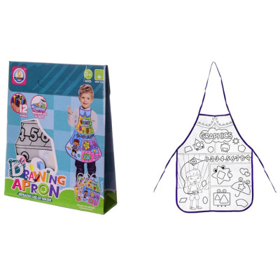 Дитячий набір для творчості "Drawing Apron" Z185-10D фломастери змиваються водою